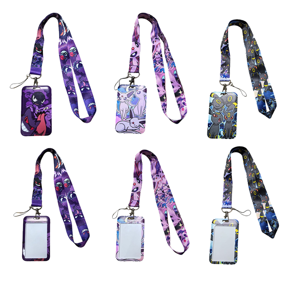 Phone Accessories Charms - حبل رقبة بتصميم شخصيات بوكيمون الأنمي